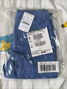 NWT Crewcuts Boys' shorts- Stanton Chinos - Light Blue 3T